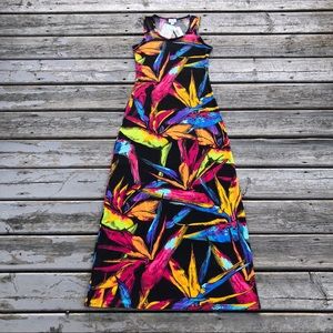 LuLaRoe Dani Maxi Birds of Paradise Dress XS